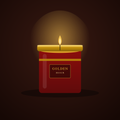 Golden Hour Amber Candle