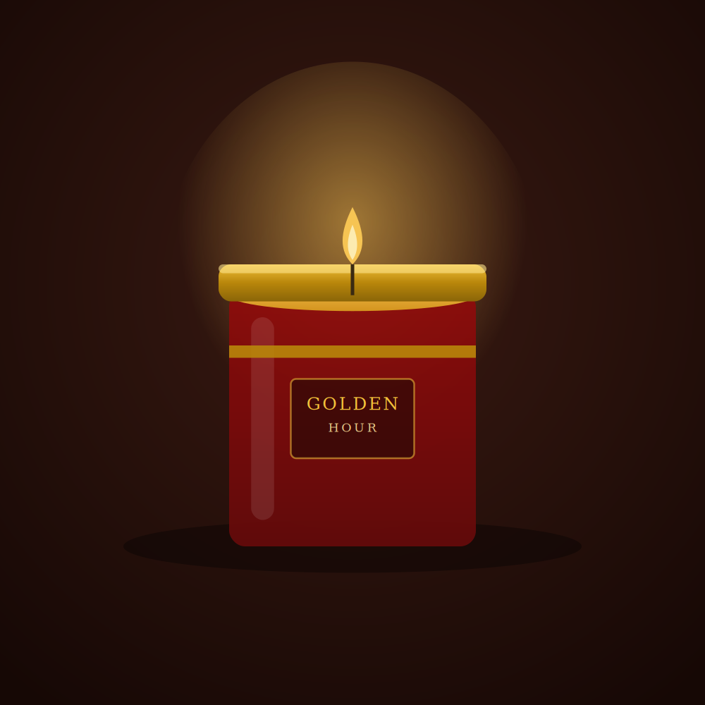 Golden Hour Amber Candle